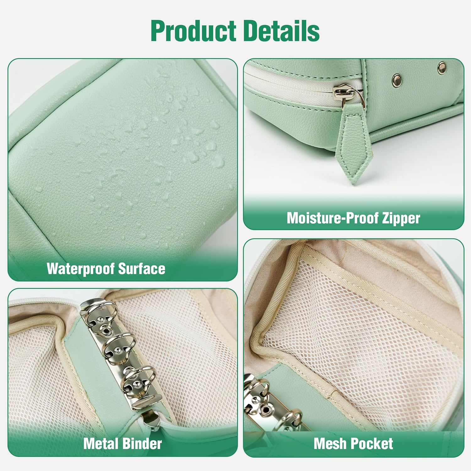 Waterproof Pill Organizer Pouch Set – 14 Removable, Colour-Coded Bags, Easy to Label & Refill